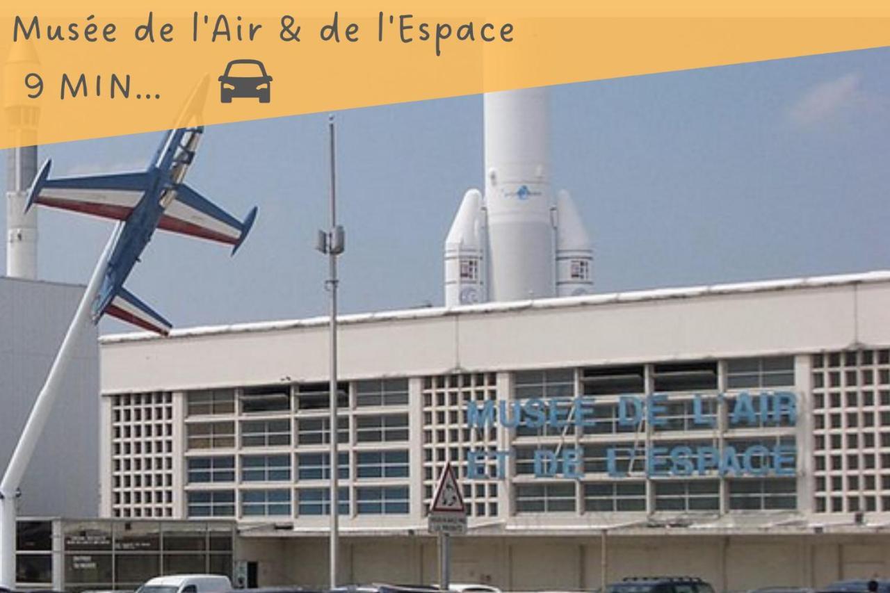 德朗西L'Eugene - 10Min Du Rer B Le Bourget, Parking, Wifi公寓 外观 照片