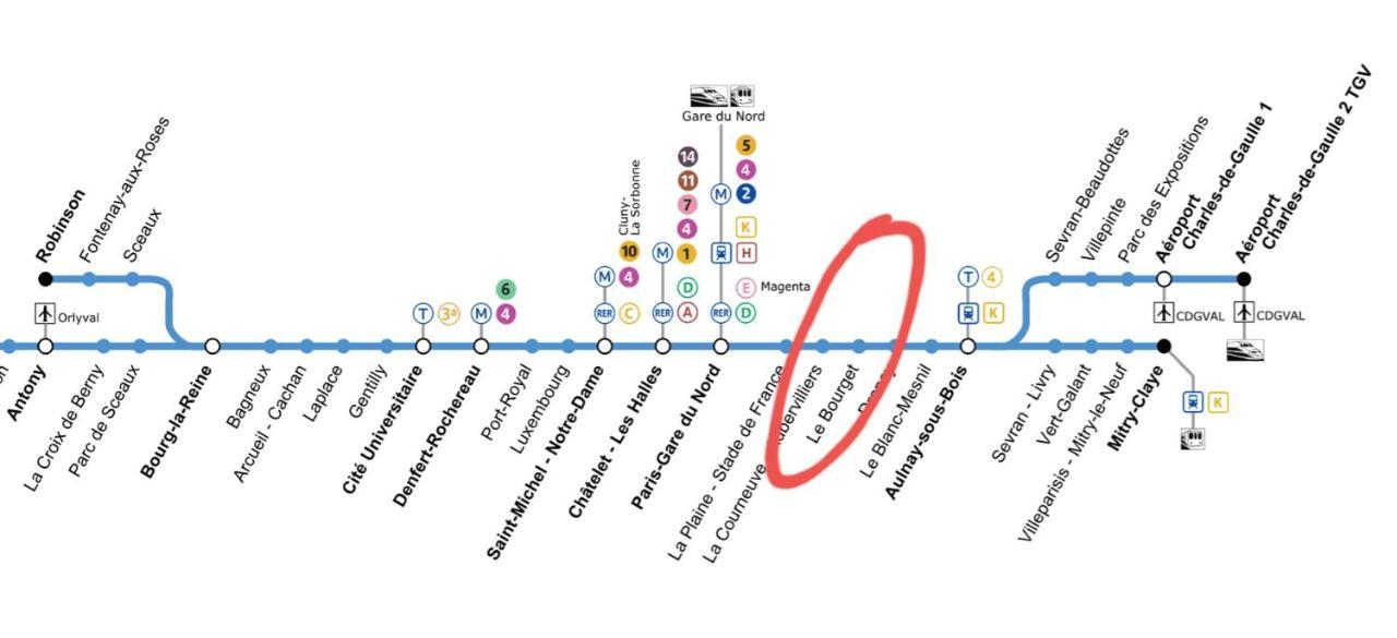 德朗西L'Eugene - 10Min Du Rer B Le Bourget, Parking, Wifi公寓 外观 照片